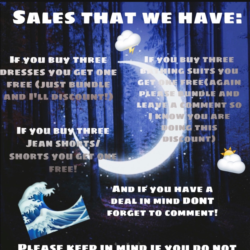 SALES⛈ (don’t buy you won’t get refunded)